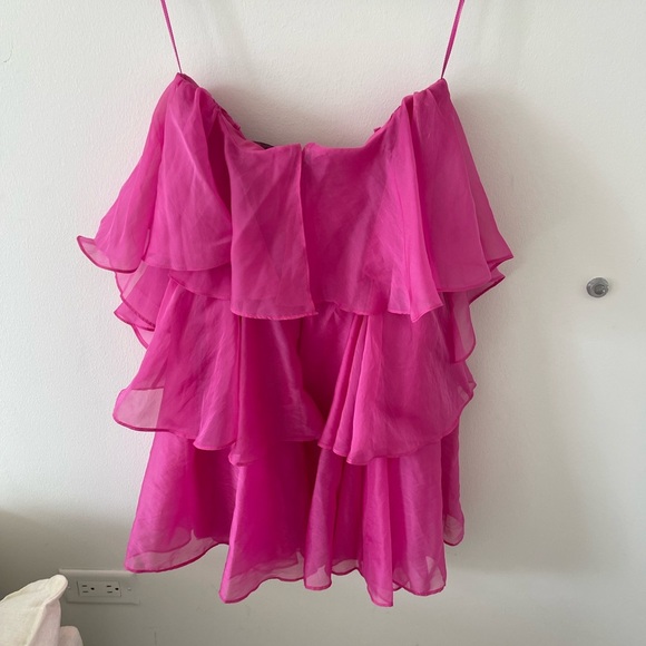 Abercrombie Pink Ruffled Dress - Picture 6 of 6